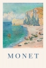Claude Monet - Étretat: The Beach and the Falaise d'Amont Variante 2