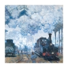 Claude Monet - The Gare Saint-Lazare: Arrival of a Train Variante 1