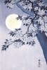Ohara Koson - Blossoming Cherry on a Moonlit Night Variante 2