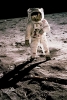 Edwin Aldrin walking on the lunar surface - Apollo Moon Mission Variante 1