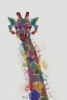 Rainbow Animals No. 8 - Giraffe Variante 1