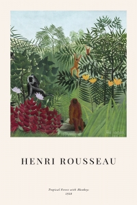 Henri Rousseau - Tropical Forest with Monkeys