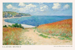 Claude Monet - Path in the Wheat Fields at Pourville