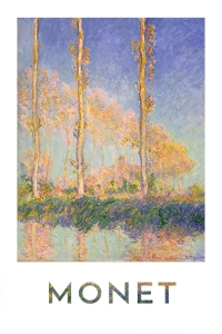 Claude Monet - Poplars, Three Trees in Autumn