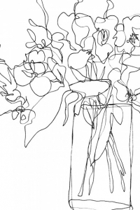 Flower Bouquet Sketch No. 2