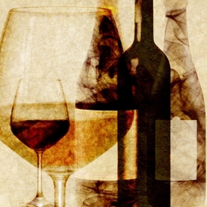 Superimposed Wine No. 1