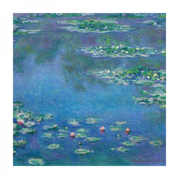 Claude Monet - Water Lilies (1906) Variante 1 | 40x40 cm | Premium-Papier