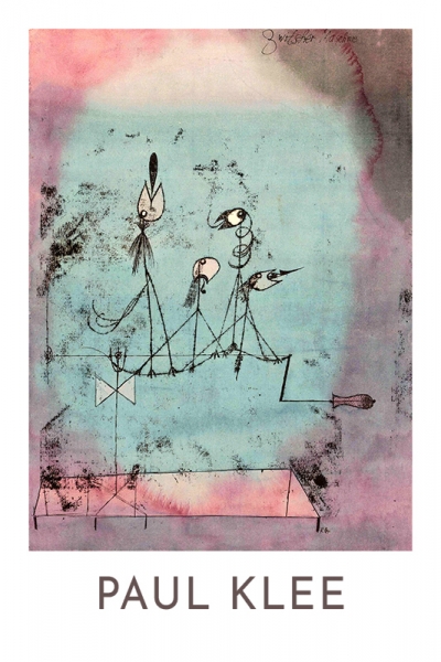 Paul Klee - Twittering Machine Variante 1 | 60x90 cm | Premium-Papier wasserfest