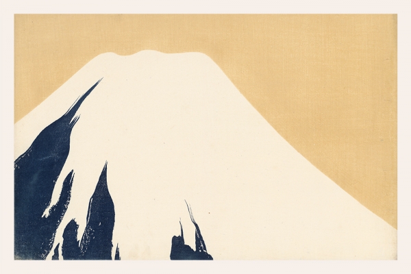 Kamisaka Sekka - Mount Fuji Variante 1 | 30x45 cm | Premium-Papier