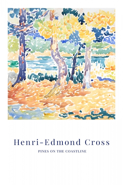 Henri-Edmond Cross - Pines on the Coastline Variante 1 | 13x18 cm | Premium-Papier