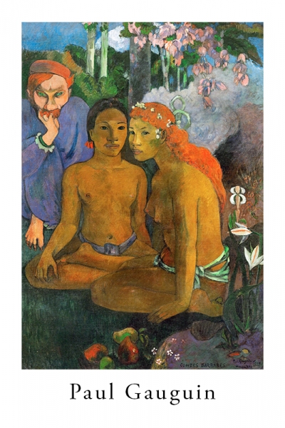 Paul Gauguin - Contes barbares Variante 1 | 13x18 cm | Premium-Papier