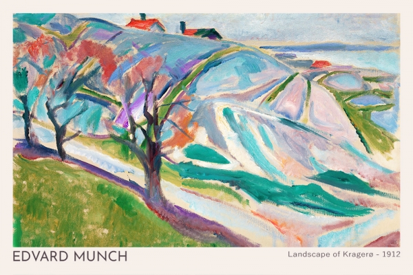 Edvard Munch - Landscape of Kragero 