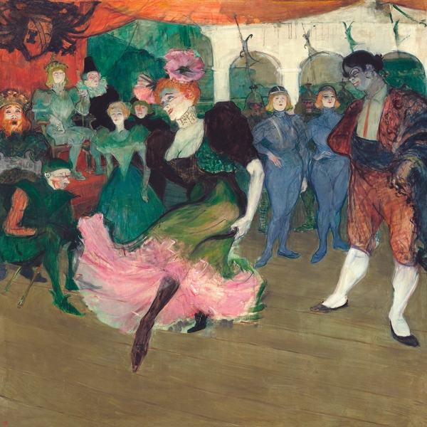 Henri de Toulouse-Lautrec - Marcelle Lender Dancing the Bolero in Chilpéric Variante 1 | 60x60 cm | Premium-Papier