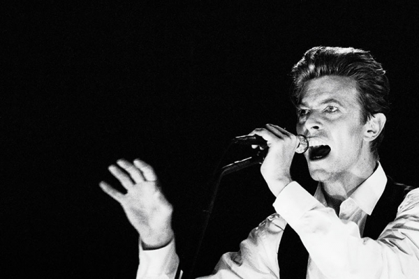 David Bowie Poster, Sound & Vision Tour in Italien 1990 - No. 1 Variante 1 | 13x18 cm | Premium-Papier