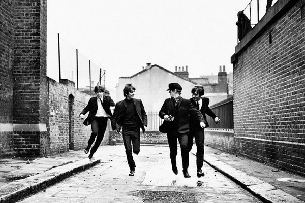 The Beatles im Film "A Hard Days Night" (1964) 