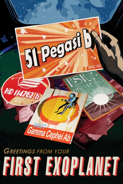 "51 Pegasi b" - Visions of the Future Poster Series, Credit: NASA/JPL 