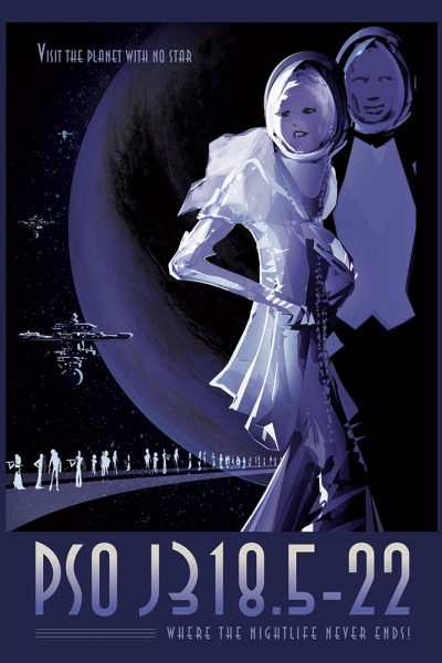 "PSO J318.5-22" - Visions of the Future Poster Series, Credit: NASA/JPL 