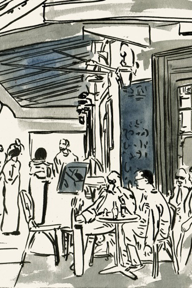 Crowded Cafe No. 4 