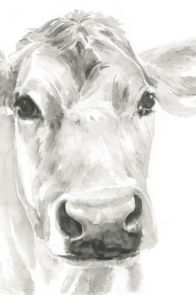 Watercolour Cow 