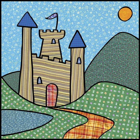Quilted Castles No. 1 