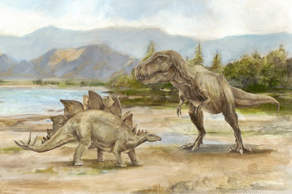 Dinosaurs Painting No. 1 