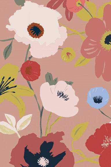 Flowery Tapestry Variante 1 | 13x18 cm | Premium-Papier