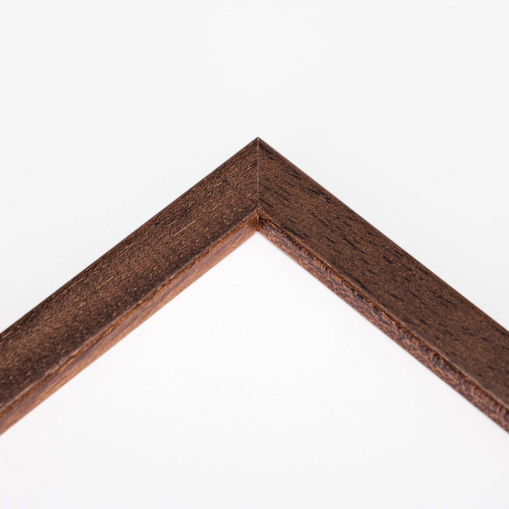 Bilderrahmen aus Holz - Dunkelbraun 40x60 cm