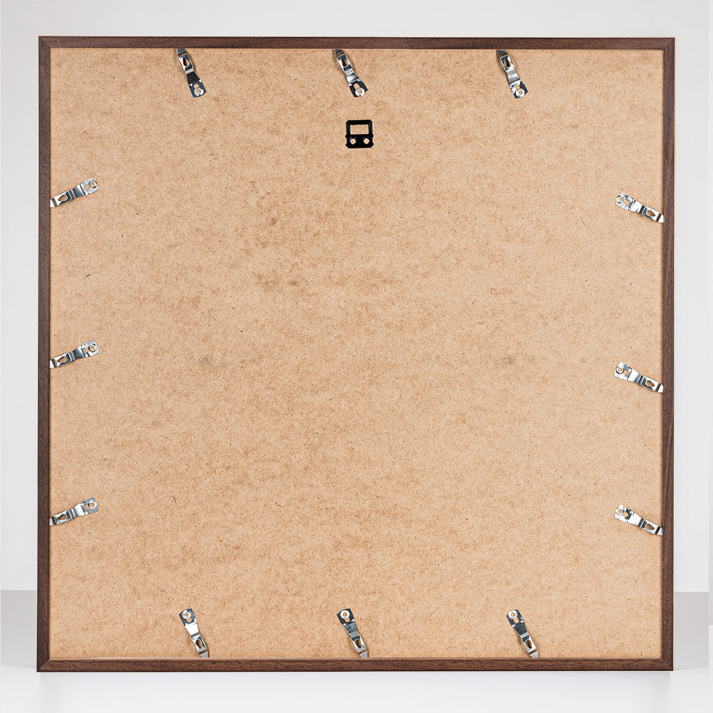 Bilderrahmen aus Holz - Dunkelbraun 60x60 cm